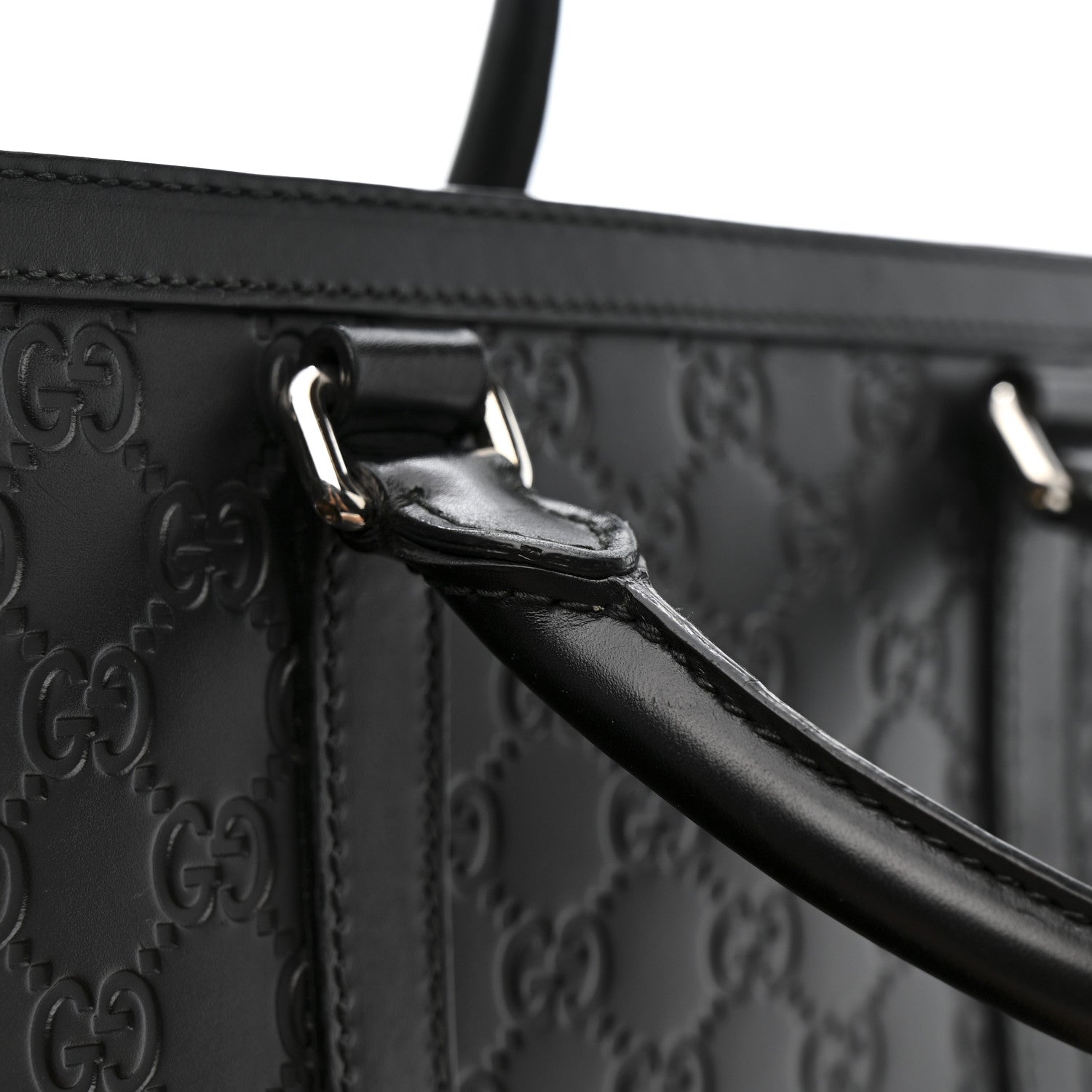 Gucci Guccissima Signature Briefcase Black 16 of 16