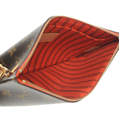 Louis Vuitton Monogram Neverfull MM GM Pochette Abricot 5 of 7