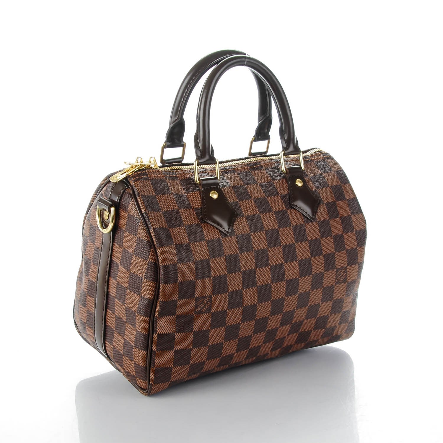 Louis Vuitton Damier Ebene Speedy Bandouliere 25 3 of 8