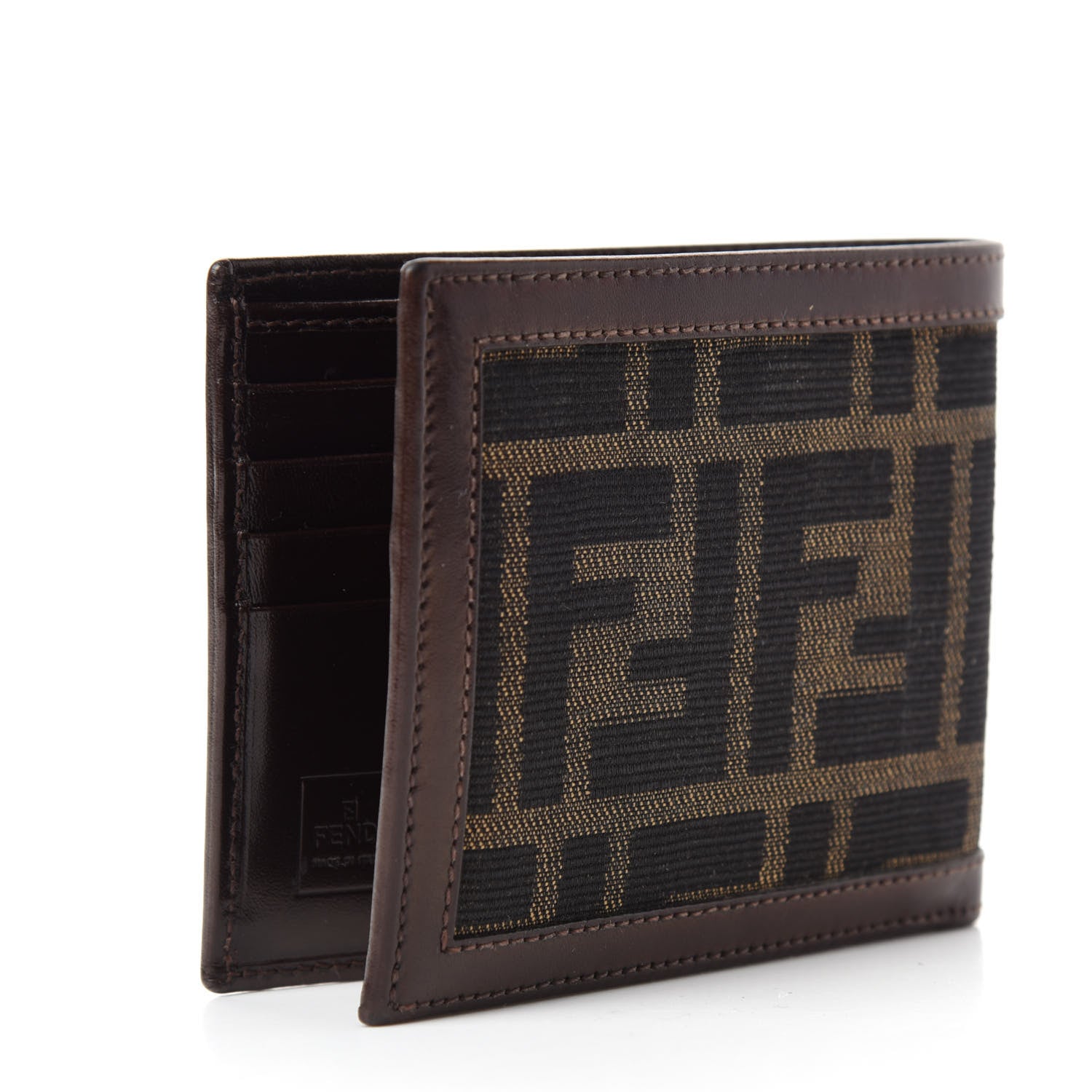 Fendi Zucca Bi-Fold Wallet Tobacco 3 of 7