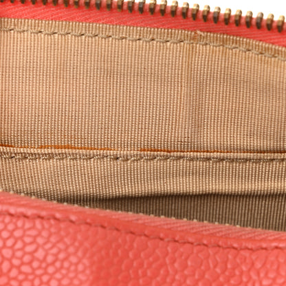 Chanel Caviar Quilted Timeless CC Shoulder Bag Coral 11 of 11