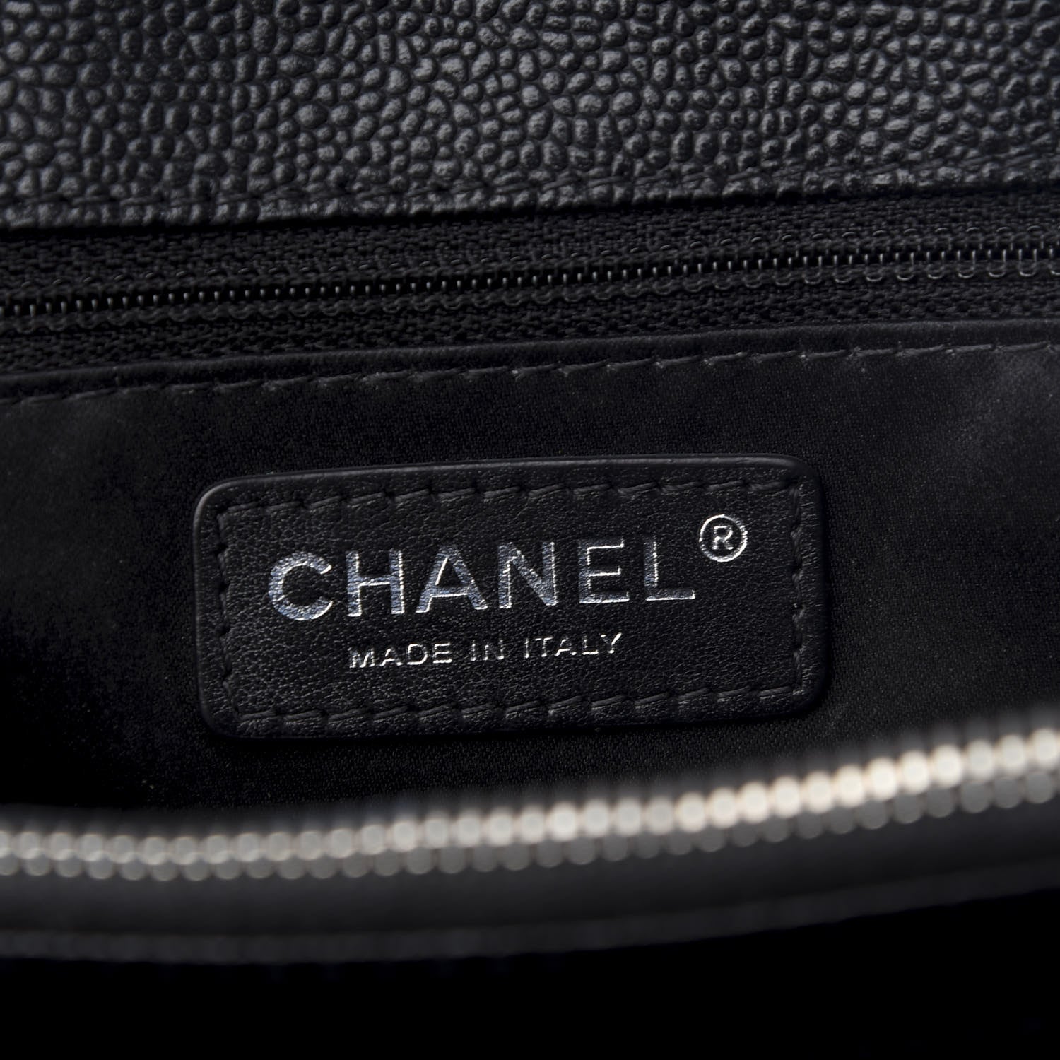 Chanel Caviar Quilted Grand Shopping Tote GST Black 7 of 8