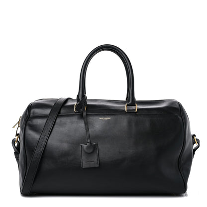 Saint Laurent Calfskin Classic Duffle 12 Black 1 of 18