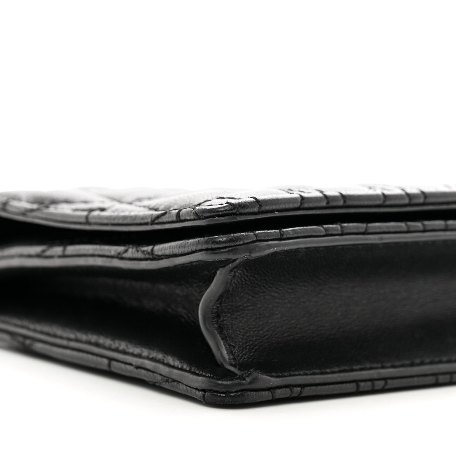 Versace Nappa Quilted Virtus Clutch Bag Black 8 of 12