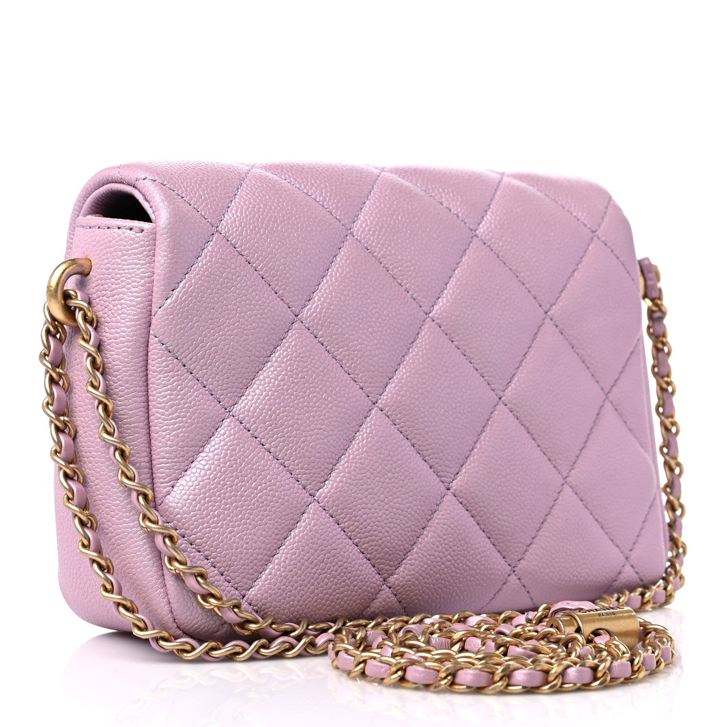 Chanel Iridescent Caviar Quilted Mini My Perfect Flap Pink 3 of 11