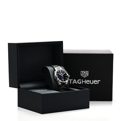 Tag Heuer Stainless Steel 41mm Carrera GMT Automatic Watch Blue WBN201A 5 of 5