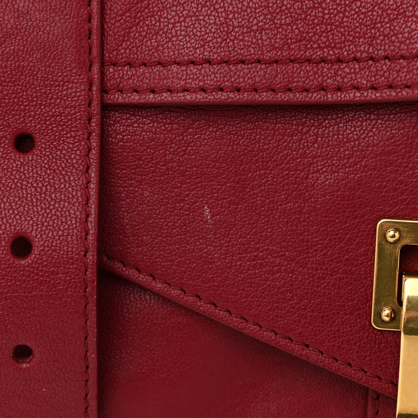 Lambskin Medium PS1 Satchel Raspberry