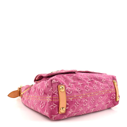 Louis Vuitton Denim Baggy PM Fuchsia 4 of 12