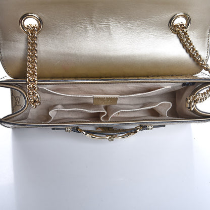 Gucci Guccissima Medium Emily Chain Shoulder Bag Gold 5 of 8