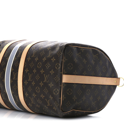 Louis Vuitton Monogram My LV Heritage Keepall Bandouliere 50 Light Gray White 10 of 13