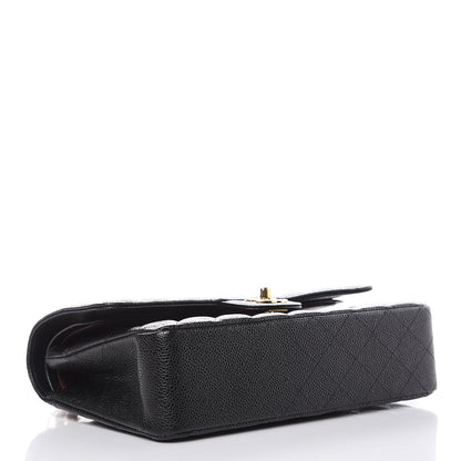 Chanel Caviar Quilted Medium Double Flap Black 4 of 9