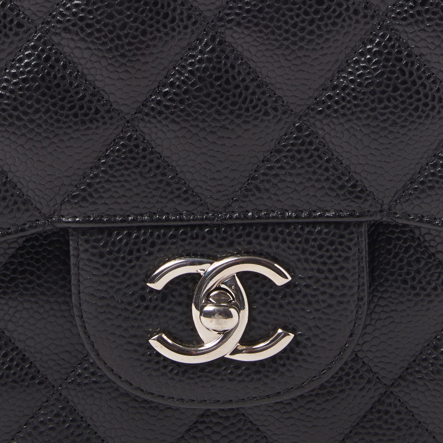 Chanel Caviar Quilted Jumbo Double Flap Black 8 of 11