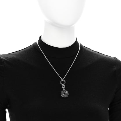 Bulgari 18K White Gold Astrale Cerchi Pendant Necklace 2 of 5