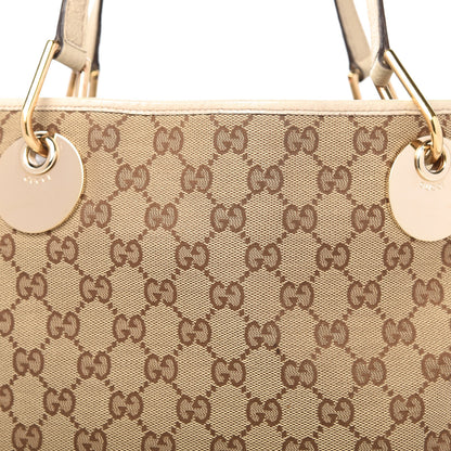 Gucci Monogram Large Eclipse Tote Beige White 8 of 10