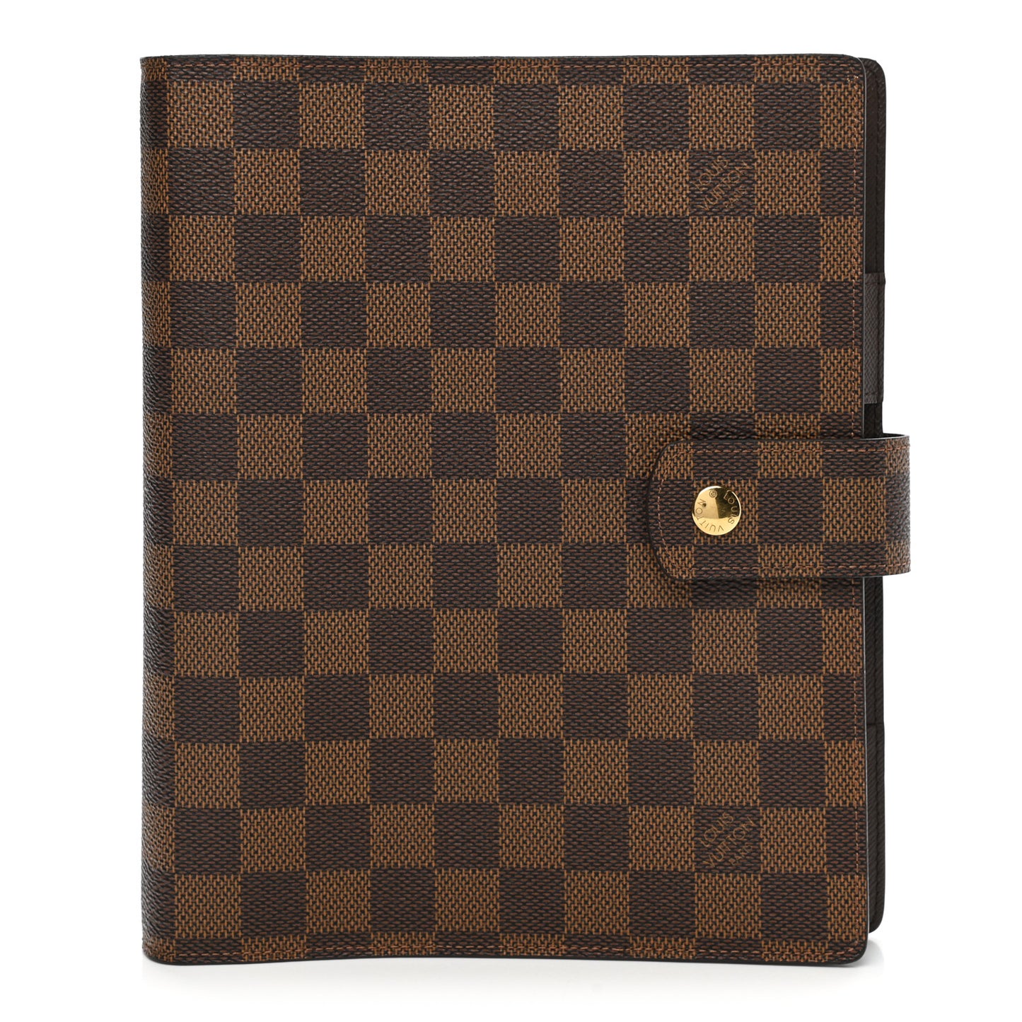 Damier Ebene Large Ring Agenda Cover