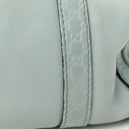 Gucci Calfskin Microguccissima Trim Small Boston Light Blue 14 of 14