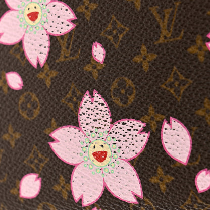 Louis Vuitton Monogram Cherry Blossom Porte Tresor International Wallet Brown 9 of 10