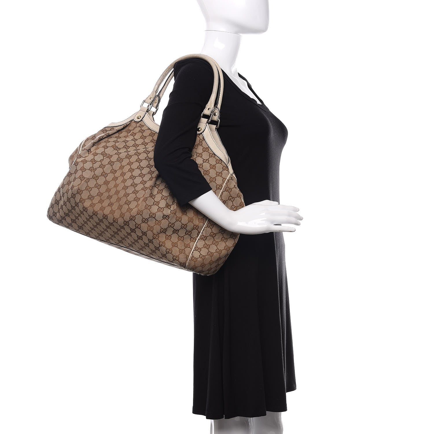Gucci Monogram Large Sukey Tote Off White 2 of 26
