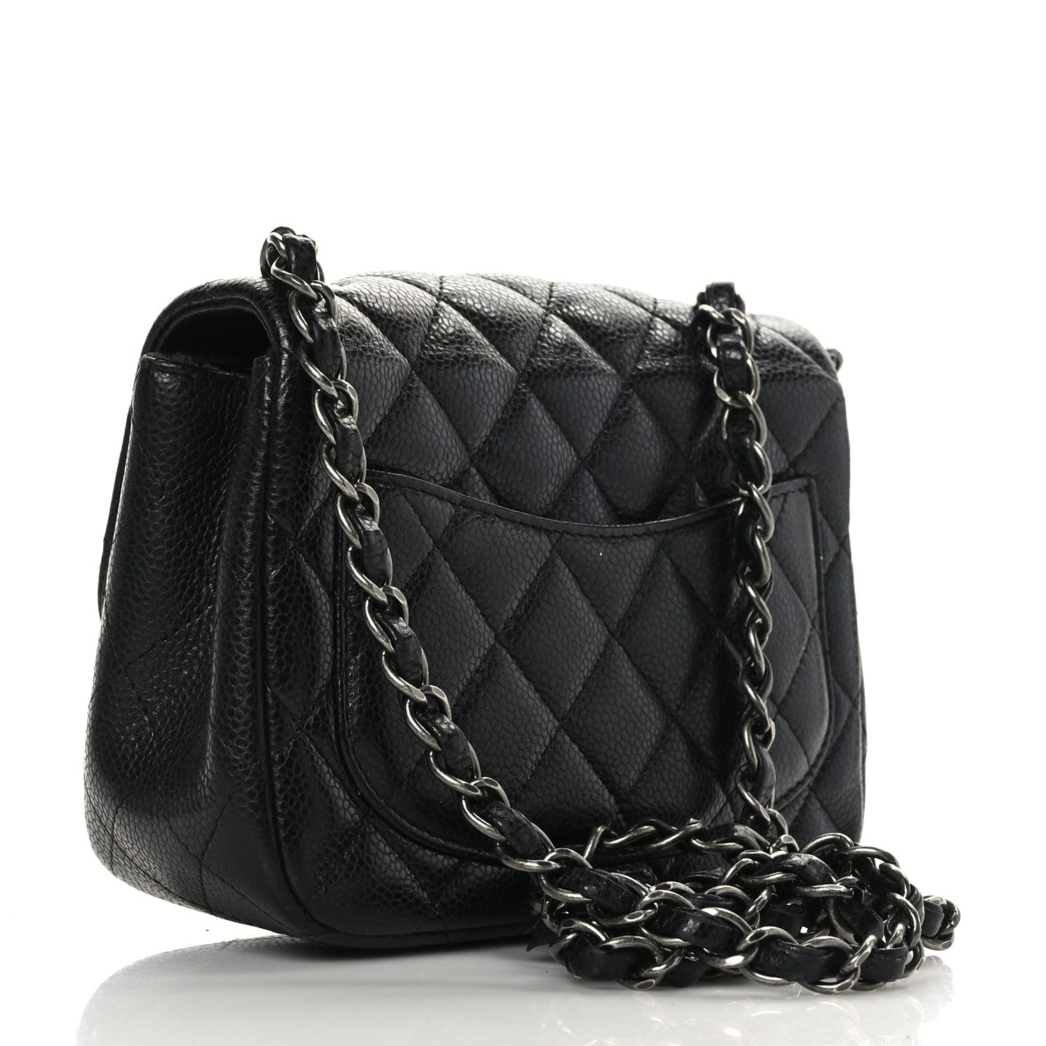 Chanel Caviar Quilted Mini Square Flap Black 3 of 10