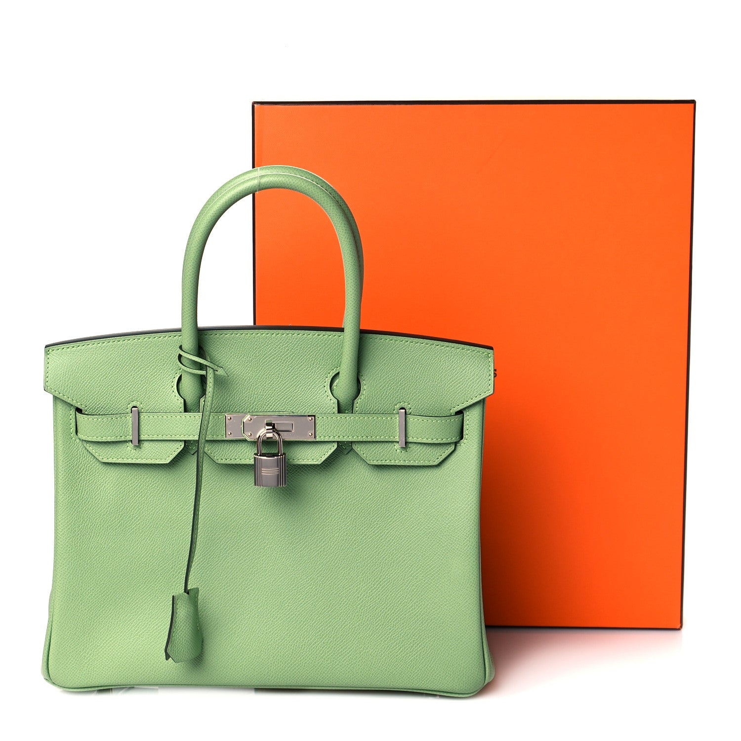 Hermes Epsom Birkin 30 Vert Criquet 11 of 11
