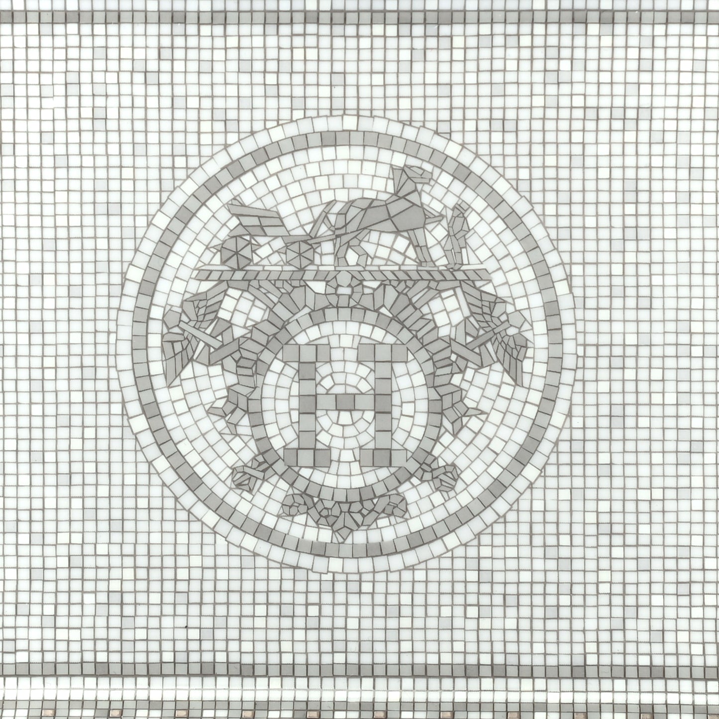 Porcelain Mosaique Au 24 Platine Change Tray