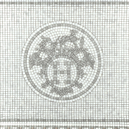 Hermes Porcelain Mosaique Au 24 Platine Change Tray 5 of 5