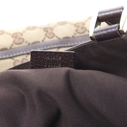 Gucci Monogram Large Abbey Tote Dark Brown 8 of 9