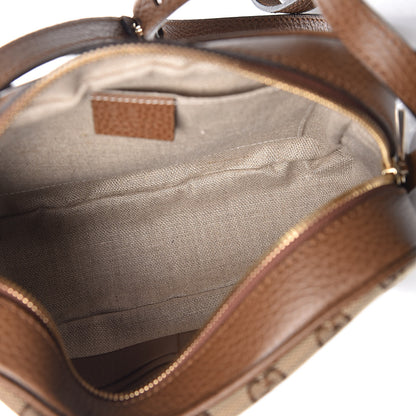 Gucci Monogram Mini Bree Messenger Bag Beige Tabacco 5 of 10