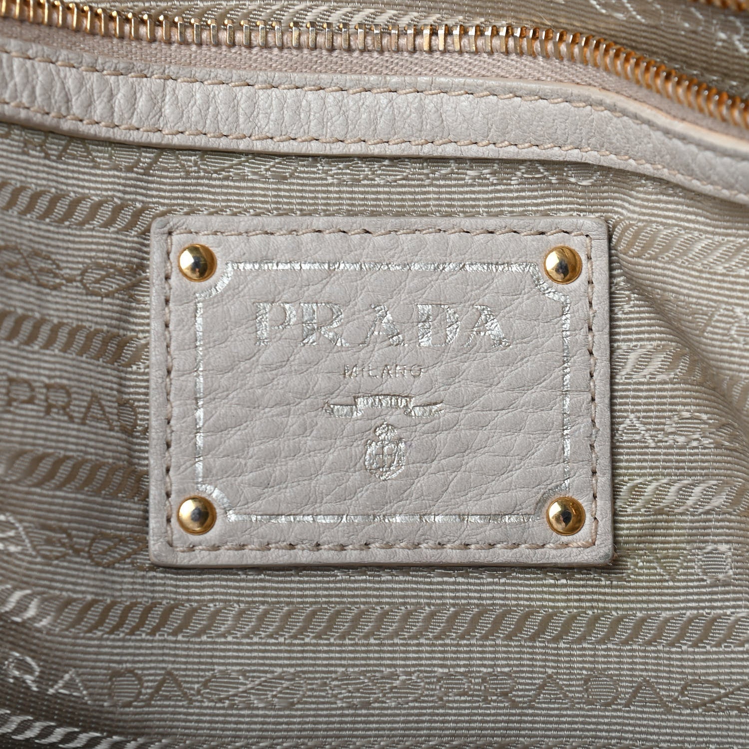 Prada Vitello Daino Shopping Tote Sabbia 13 of 19