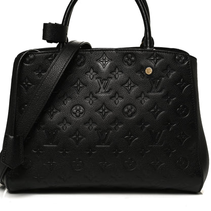 Louis Vuitton Empreinte Montaigne MM Black 9 of 13