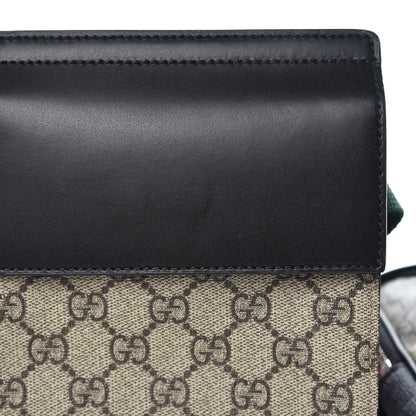 Gucci GG Supreme Monogram Web Belt Bag Black 9 of 9