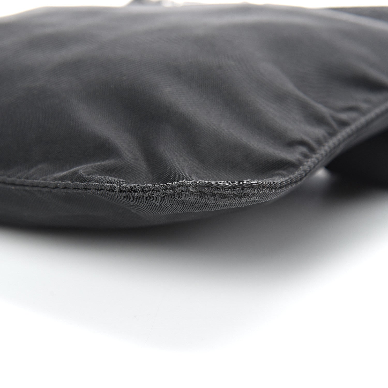 Prada Nylon Small Flat Messenger Bag Black 10 of 13