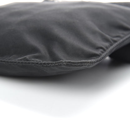Prada Nylon Small Flat Messenger Bag Black 10 of 13