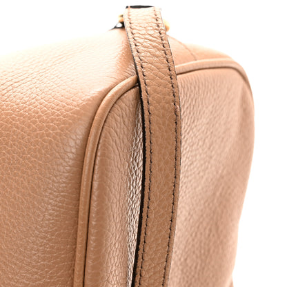 Gucci Pebbled Calfskin Small Soho Disco Bag Camelia 11 of 11