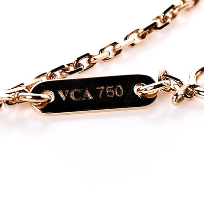 Van Cleef & Arpels 18K Yellow Gold Mother of Pearl Sweet Alhambra Bracelet 5 of 7