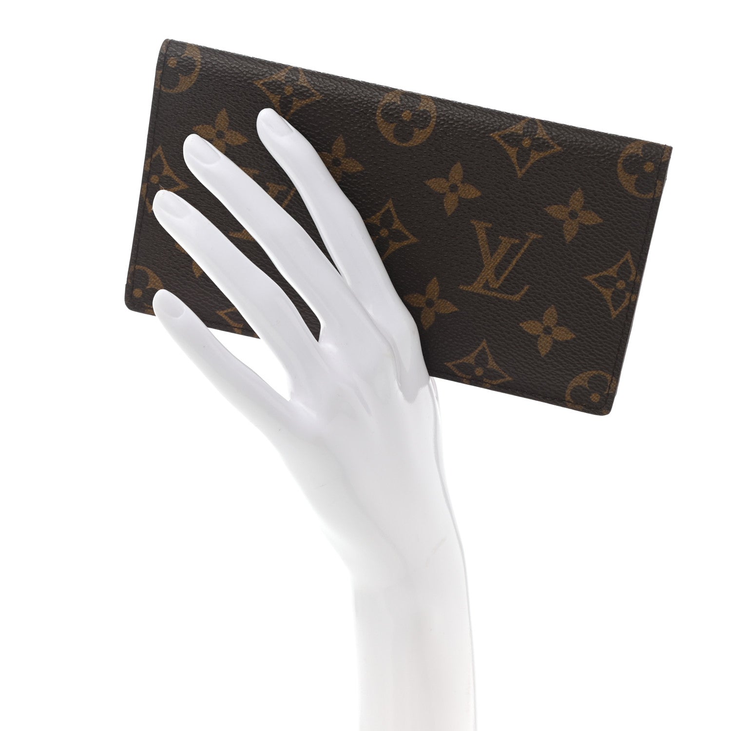 Louis Vuitton Monogram Simple Checkbook Holder Wallet Cover 2 of 9