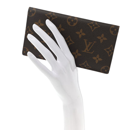 Louis Vuitton Monogram Simple Checkbook Holder Wallet Cover 2 of 9