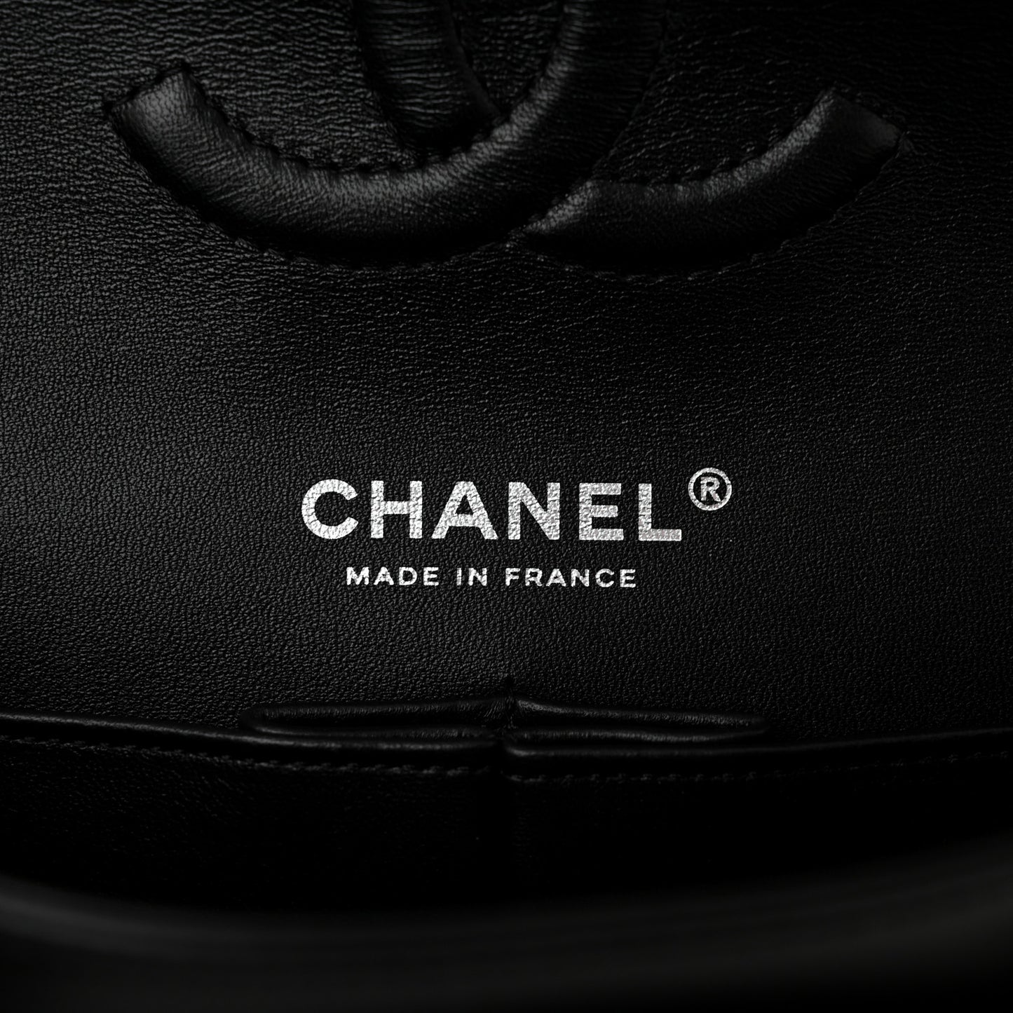 Lambskin Quilted Medium Double Flap So Black