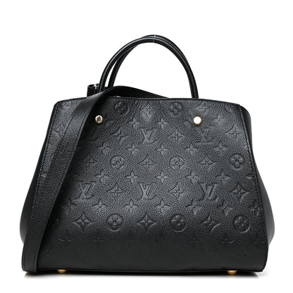 Louis Vuitton Empreinte Montaigne MM Black 1 of 10