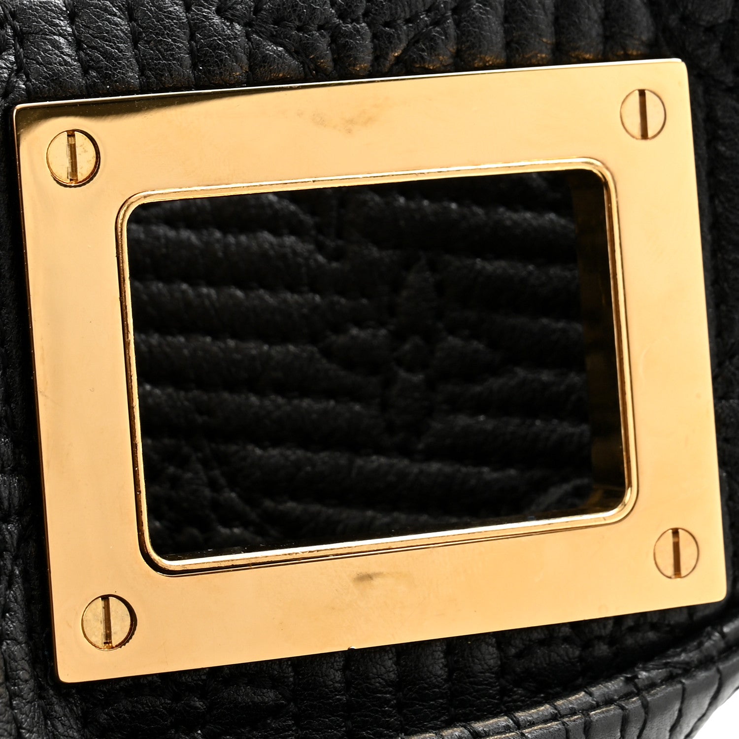 Louis Vuitton Calfskin Quilted Monogram Altair Clutch Black 8 of 11