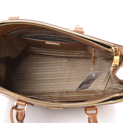 Prada Saffiano Medium Galleria Double Zip Tote Caramel 5 of 14