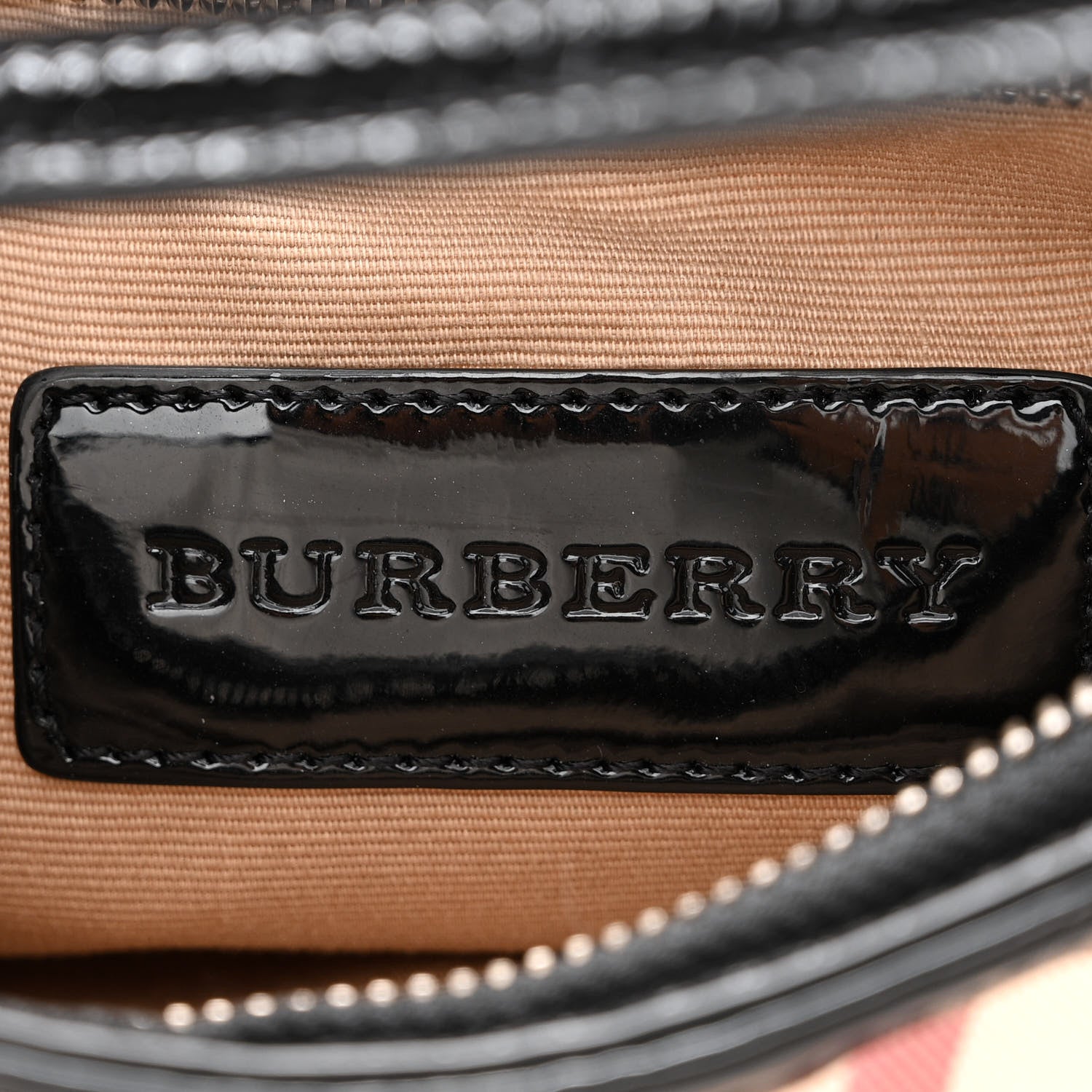 Burberry Nova Check Mini Shoulder Bag Black 6 of 11