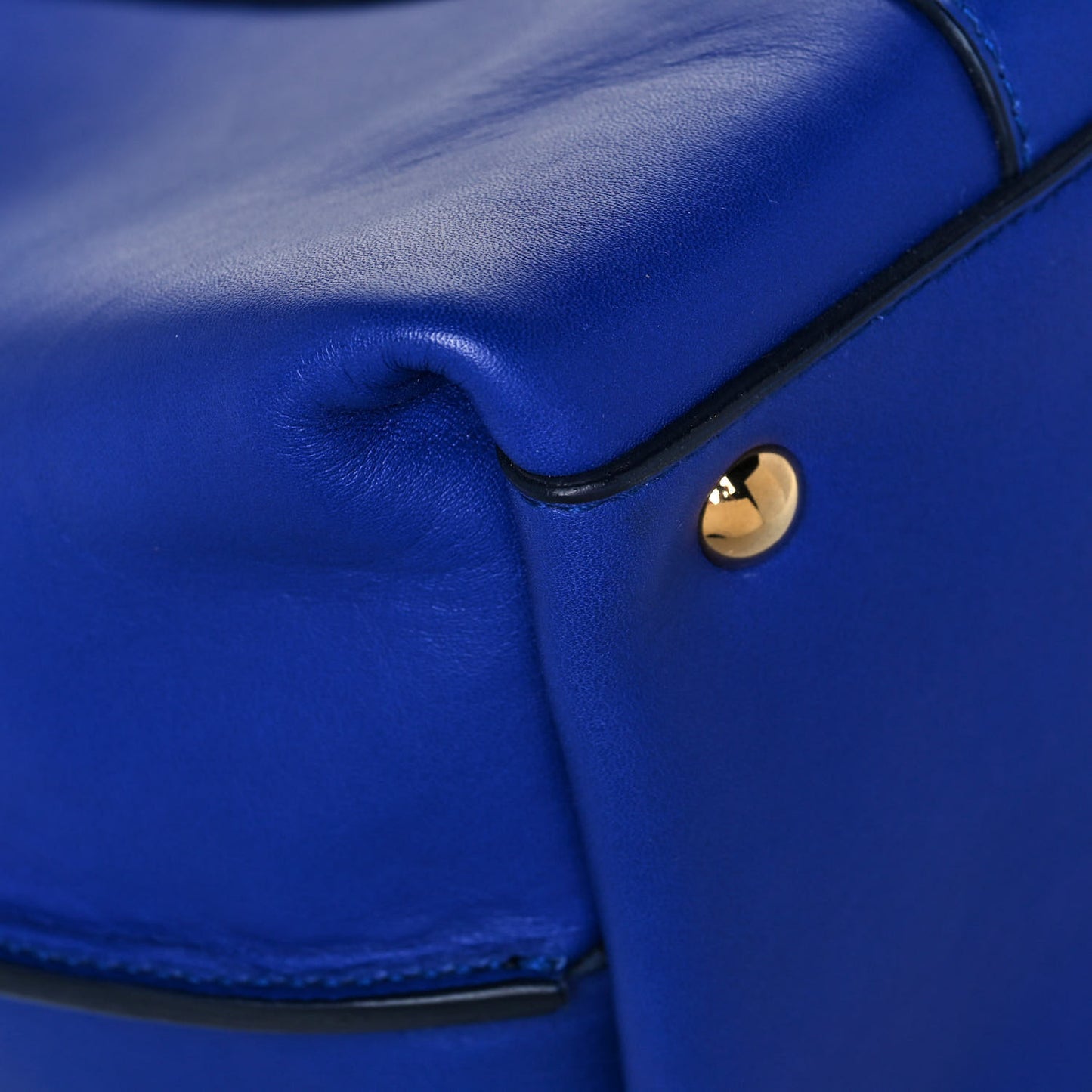 Calfskin Sookie Shoulder Bag Blue