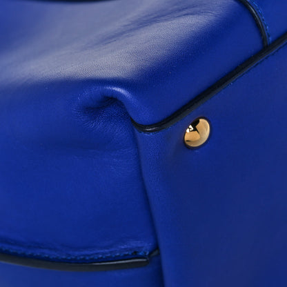 Salvatore Ferragamo Calfskin Sookie Shoulder Bag Blue 10 of 12