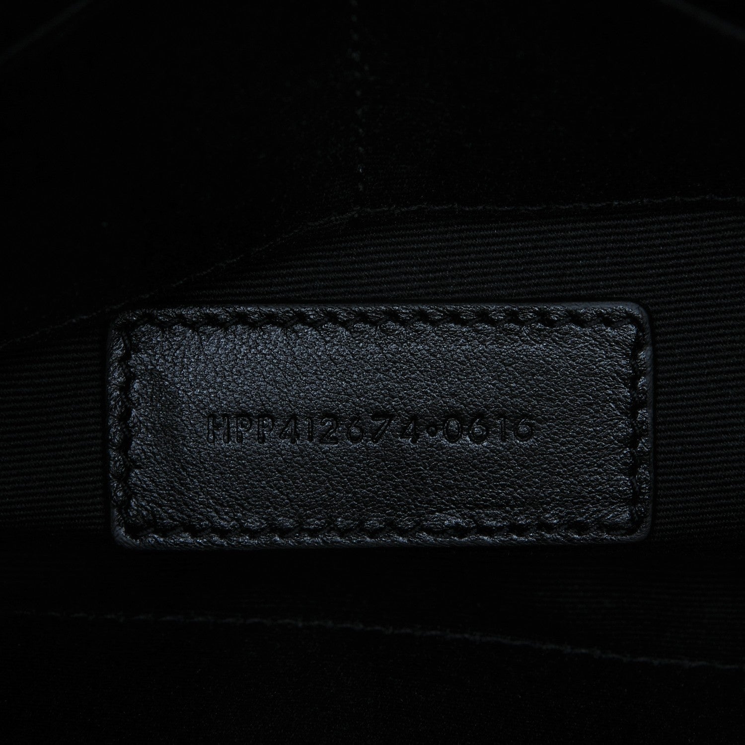 Saint Laurent Calfskin Teen Monogram Crossbody Bag Black 7 of 7
