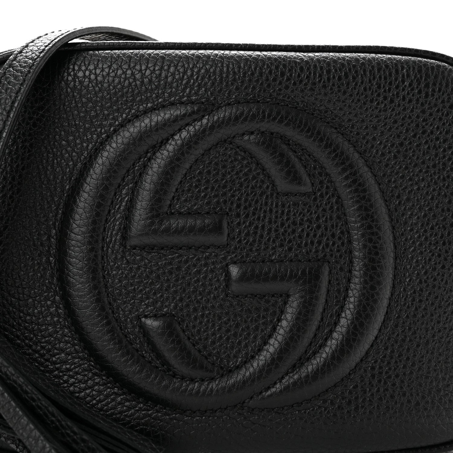 Gucci Pebbled Calfskin Small Soho Disco Bag Black 8 of 10