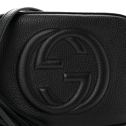 Gucci Pebbled Calfskin Small Soho Disco Bag Black 8 of 10
