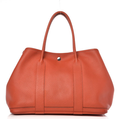 Hermes Vache Country Garden Party 36 MM Capucine 1 of 16