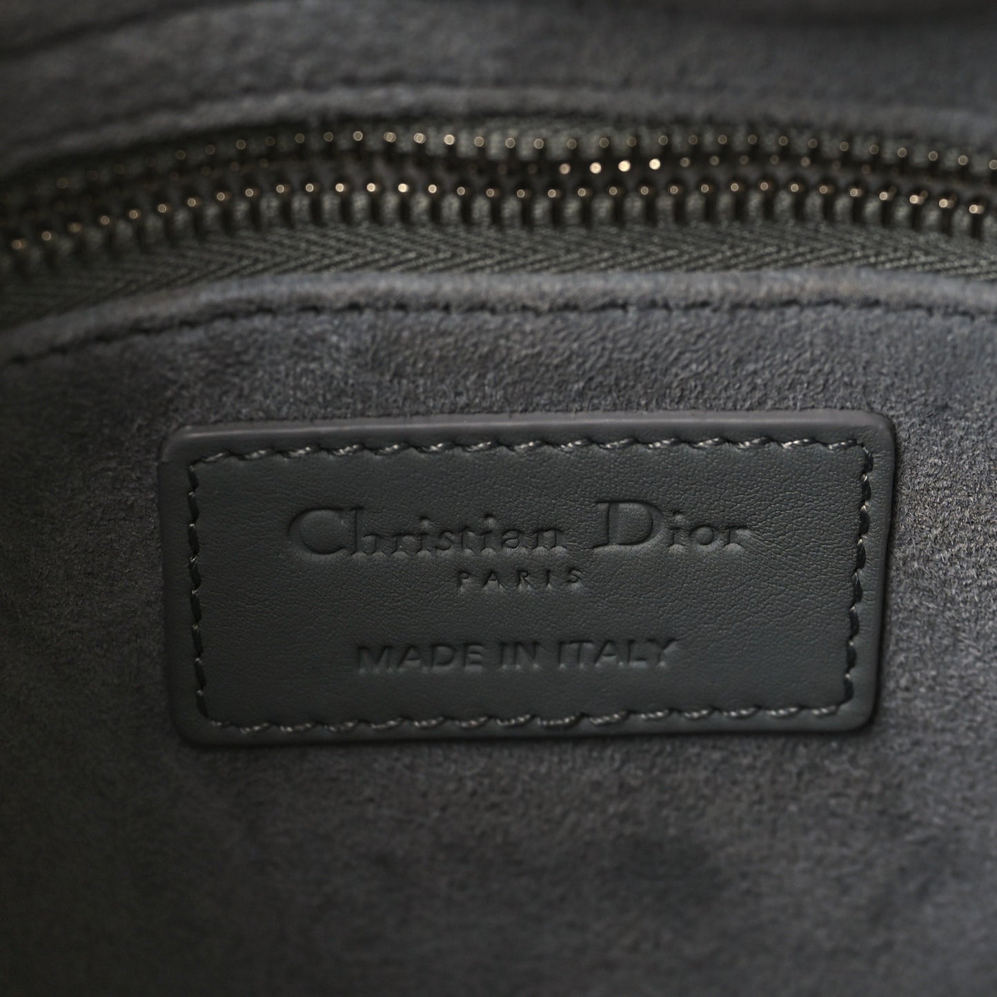 Ultra Matte Calfskin Cannage Small My ABCDior Lady Dior Gray