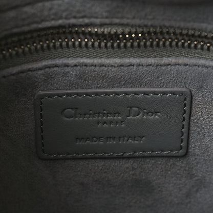 Christian Dior Ultra Matte Calfskin Cannage Small My ABCDior Lady Dior Gray 6 of 9